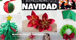 Desktop Screenshot of manualidadesnavidenas.net